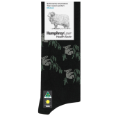 60% Fine Merino Wool Health Sock - Koala Black